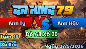 Trận 19 Xà Xía Ngày 27/5/2026 - Bướm Lá Bị Dứt Điểm Cây Đầu Hết Sửa