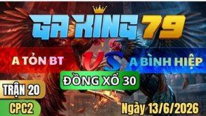 Trận 20 CPC2 Ngày 13/6/2026 – ANH TỎN BẾN TRE VS ANH BÌNH HIỆP